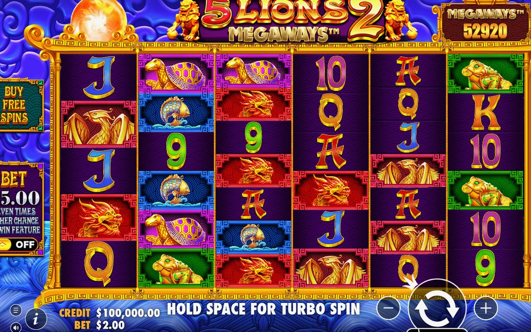 5 Lions Megaways 2