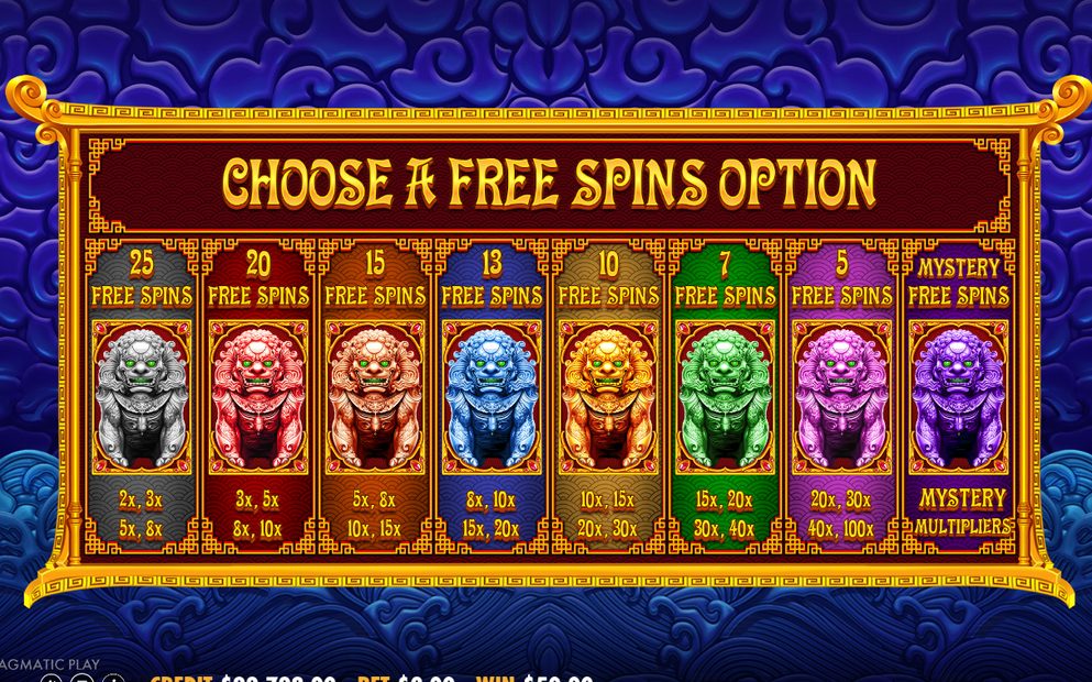 Bonusrundan med Level Up Coin-mätaren och antalet kvarvarande spinn